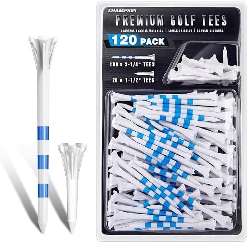 Advanced 5-Prong Plastic Golf Tees 120 Pack