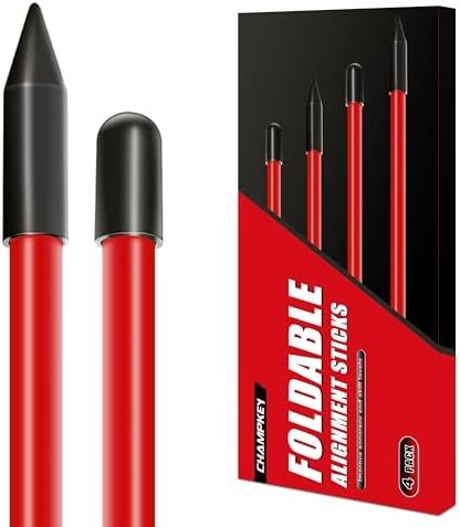 Foldable 40" Golf Alignment Sticks 4 Pack