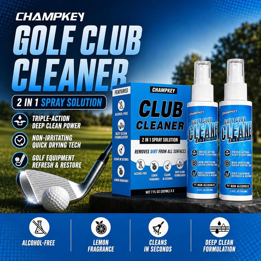 Golf Club Cleaner Spray Solution 2 Pack view 3