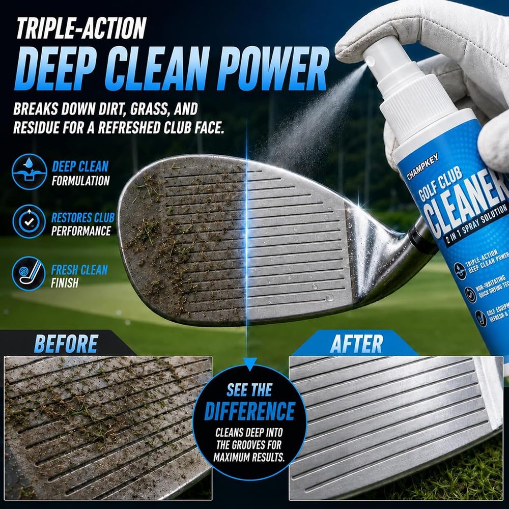 Golf Club Cleaner Spray Solution 2 Pack view 4