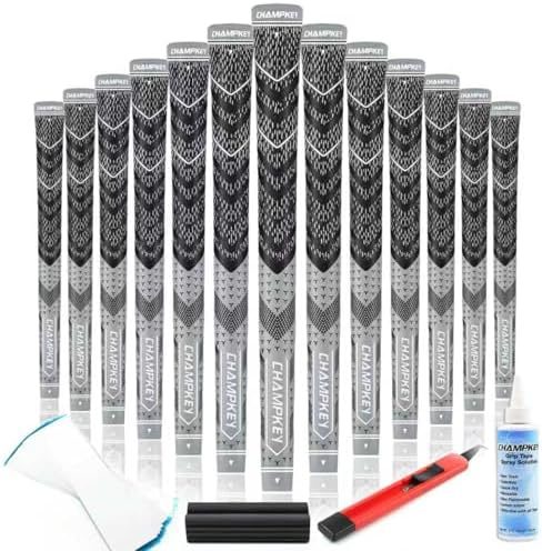 Half Cord Golf Grips 13 Pack with Full Repair Kit