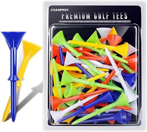 3-1/4" Premium Plastic Step Golf Tees