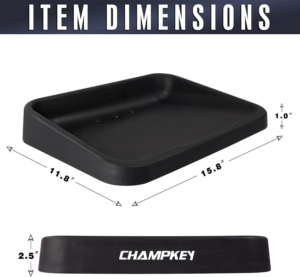 Heavy-Duty Rubber Golf Ball Tray with 16 Foam Balls view 5