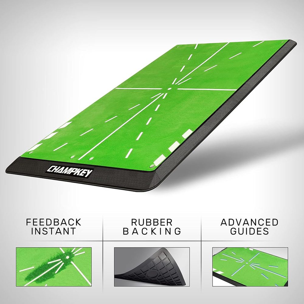 Heavy-Duty Swing Path Feedback Golf Impact Mat view 3